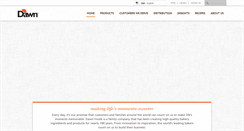 Desktop Screenshot of dawnfoods.com